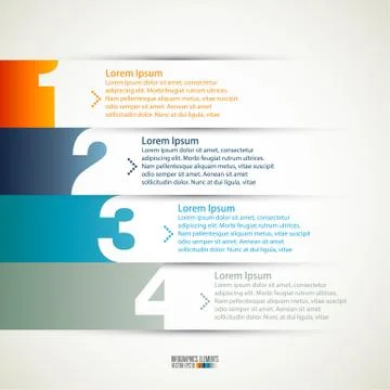Modern infographics template Stock Illustration
