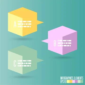 Modern infographics template Stock Illustration