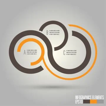 Modern infographics template Stock Illustration