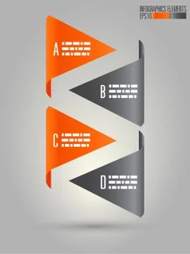 Modern infographics template Stock Illustration