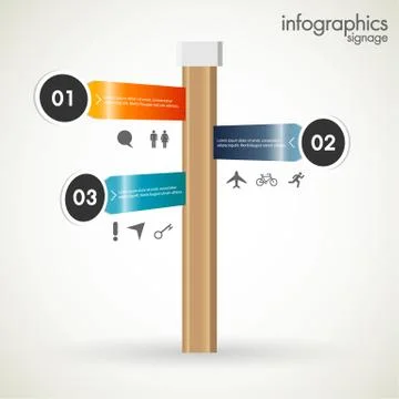 Modern infographics template Stock Illustration