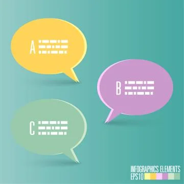 Modern infographics template Stock Illustration