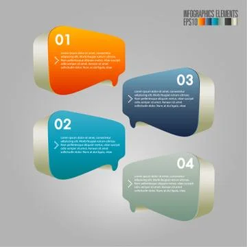 Modern infographics template Stock Illustration
