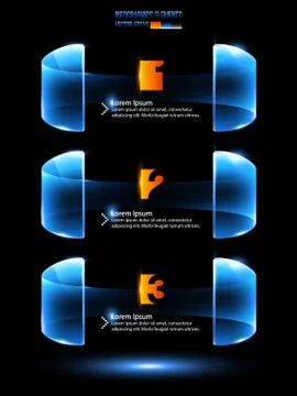 Modern infographics template Stock Illustration