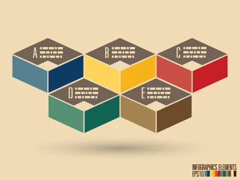 Modern infographics template Stock Illustration
