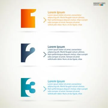 Modern infographics template Stock Illustration