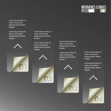 Modern infographics template Stock Illustration