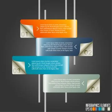 Modern infographics template Stock Illustration