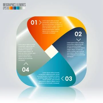 Modern infographics template Stock Illustration