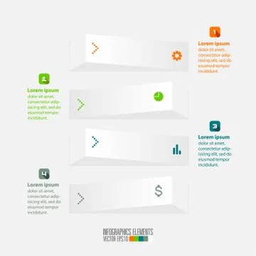 Modern infographics template Stock Illustration