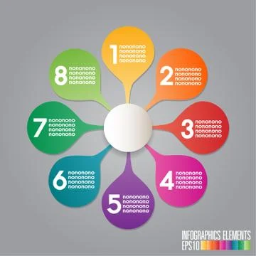 Modern infographics template Stock Illustration