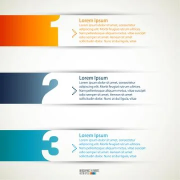 Modern infographics template Stock Illustration
