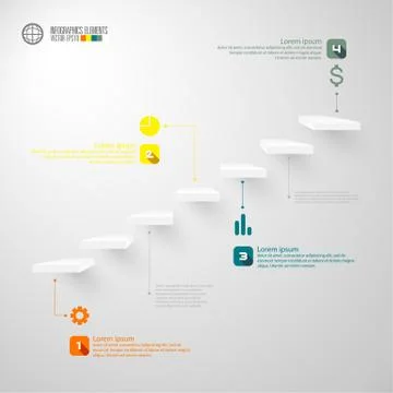 Modern infographics template Stock Illustration