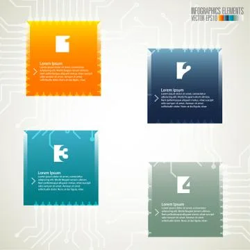 Modern infographics template Stock Illustration