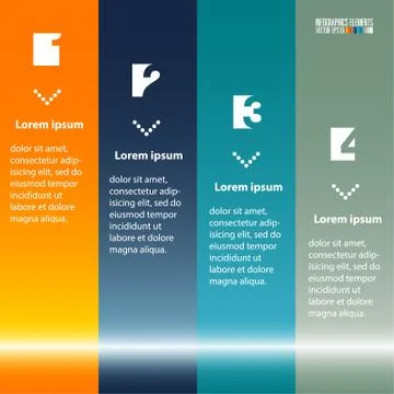 Modern infographics template Stock Illustration