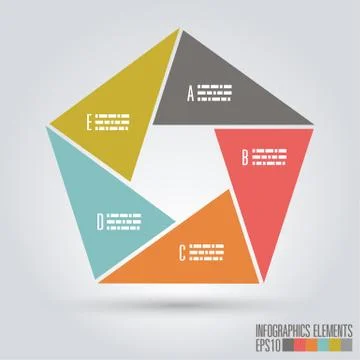 Modern infographics template Stock Illustration
