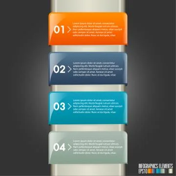 Modern infographics template Stock Illustration
