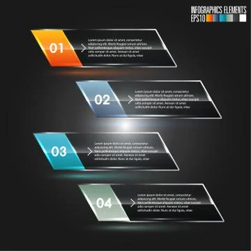 Modern infographics template Stock Illustration