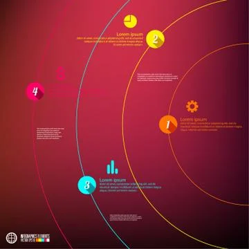 Modern infographics template Stock Illustration