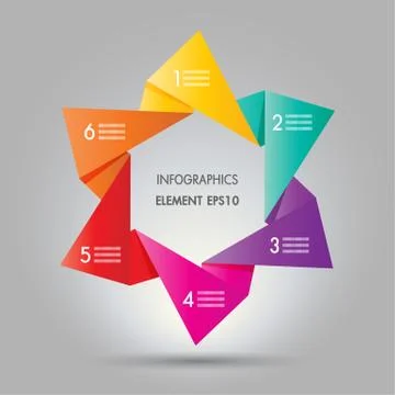 Modern infographics template Stock Illustration