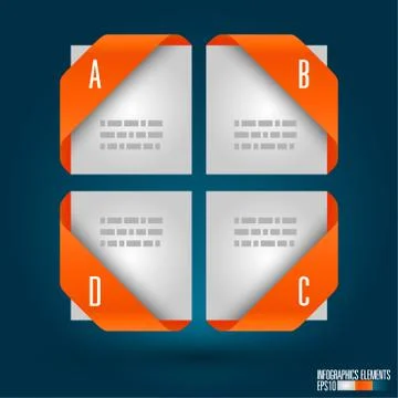 Modern infographics template Stock Illustration