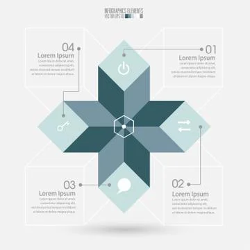 Modern infographics template Stock Illustration