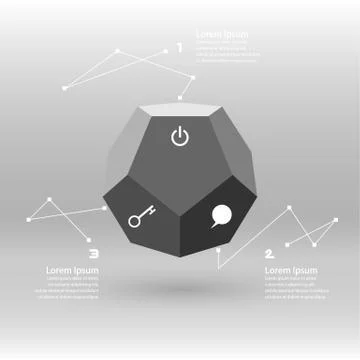Modern infographics template Stock Illustration