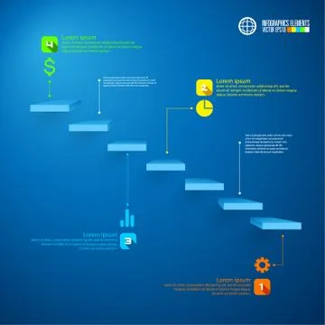 Modern infographics template Stock Illustration