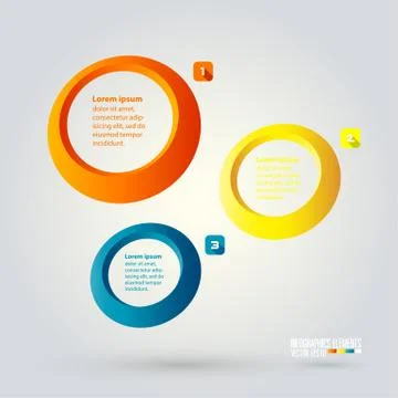 Modern infographics template Stock Illustration