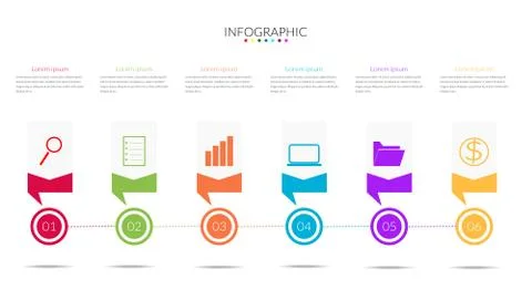 Modern Infographics time line Vector Illustrazione stock