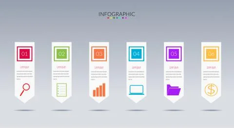 Modern Infographics time line Vector Illustrazione stock
