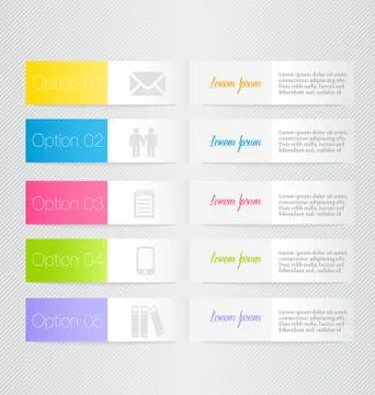 Modern inforgraphic template. Can be used for banners, website templates and Stock Illustration