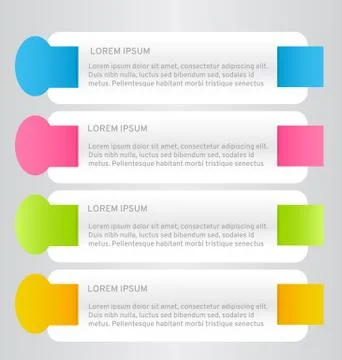 Modern inforgraphic template. Can be used for banners, website templates and Stock Illustration