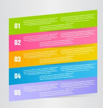 Modern inforgraphic template. Can be used for banners, website templates Stock Illustration