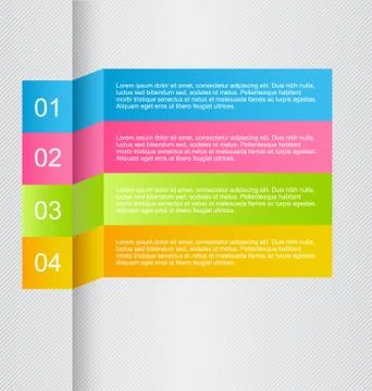 Modern inforgraphic template. Can be used for banners, website templates Stock Illustration