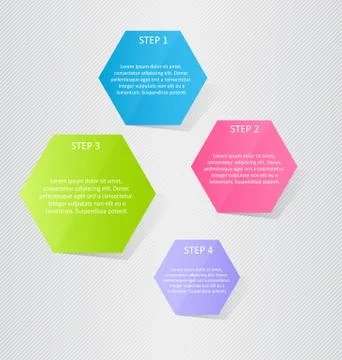 Modern inforgraphic template. Can be used for banners, website templates and Stock Illustration