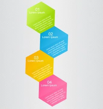 Modern inforgraphic template. Can be used for banners, website templates and  Stock Illustration