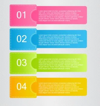 Modern inforgraphic template. Can be used for banners, website templates and  Stock Illustration
