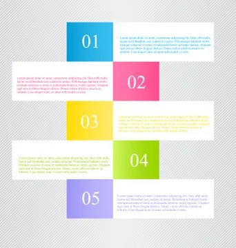 Modern inforgraphic template. Can be used for banners, website templates and Stock Illustration