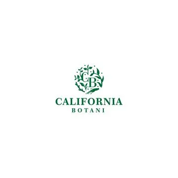 Modern initial CB CALIFORNIA BOTANI logo design Stock Illustration