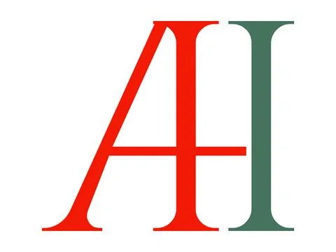 Modern Initial Letter AH Icon, Minimalist Monogram Logo Design Stock Illustration