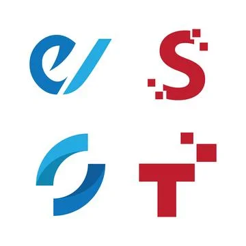 Modern Initial letter Stock-Illustration