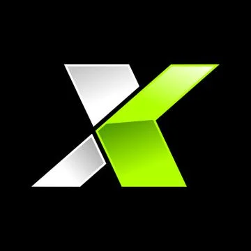 Modern Initial X Wordmark Stock Illustration