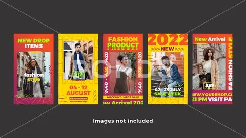 Modern Instagram Stories PSD 模板