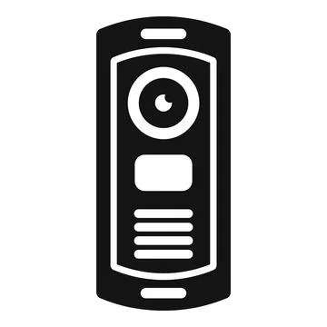 Modern intercom system providing enhanced security and convenience Stock Illustration