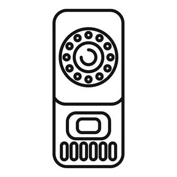 Modern intercom system with security camera providing safety and communication Stock Illustration