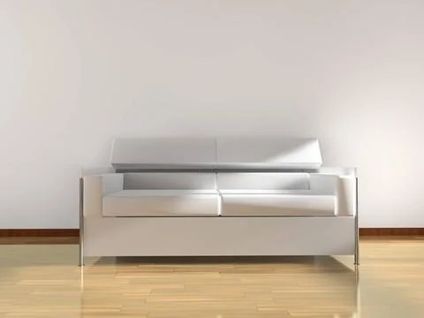 Modern interior 3d interior architecture.Modern sofa and parquet floor Cop... Fotos Stock
