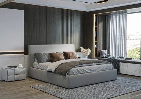 Modern interior background, apartment design concept Stock Illustration