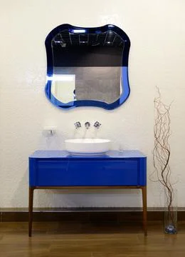 Modern interior. Bathroom Stock Photos