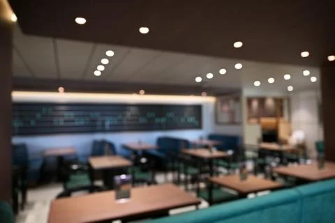Modern interior of bistro Stock Photos